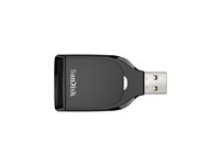 SanDisk QuickFlow - Kortläsare (SDXC UHS-I, SDHC UHS-I, SDXC, SDHC, SD) - USB 3.2 Gen 1 SDDR-C731-GNANN