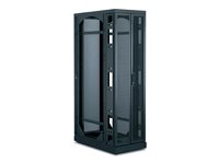 APC Netshelter VX Seismic Enclosure w/out Sides Black - Rack - svart - 42U - för P/N: SMX2000RMLV2UNC, SRT5KRMXLT-5KTF, SUA1000RM2U-TU, SUA1000RMI2U, SUA5000RMI5U AR2145BLK