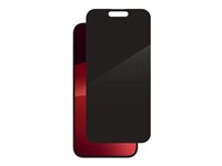 ZAGG InvisibleShield Glass Elite Privacy - Skärmskydd för mobiltelefon - glas - med sekretessfilter - 2-vägs - för Apple iPhone 15 Plus 200111793