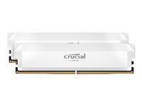 Crucial Pro - Overclocking Edition - DDR5 - sats - 32 GB: 2 x 16 GB - SO DIMM 262-pin - 3000 MHz / PC5-48000 - CL36 - 1.35 V - ej buffrad - on-die ECC - vit CP2K16G60C36U5W