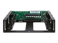 QNAP QDA-A2AR - Internt RAID-kabinett - 3.5" to 2 x 2.5" - RAID JBOD, 0, 1 - SATA 6Gb/s QDA-A2AR