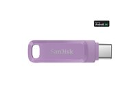 SanDisk Ultra Dual Drive Go - USB flash-enhet - 2 TB - USB 3.2 Gen 1 / USB-C - lavendel SDDDC3-2T00-G46L
