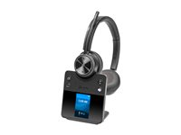 Poly Savi 7420 OFFICE - Savi 7400 series - headset - på örat - DECT / Bluetooth - trådlös - svart - Certifierad för Microsoft-teams 8L574AA