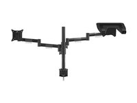 Multibrackets M Officeline - Monteringssats (anteckningsbokhållare, VESA-fäste) - för LCD-bildskärm/bärbar dator - svart - skärmstorlek: 15"-30" - disk-monteringsbar 7350022736634