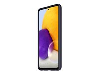 Samsung EF-PA725 - Baksidesskydd för mobiltelefon - silikon - svart - för Galaxy A72 EF-PA725TBEGWW