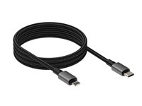 VISION - Lightning-kabel - USB-C hane till Lightning hane - 1 m - svart - magnetisk, Strömförsörjningsstöd TC 1MLTGMAG/BL