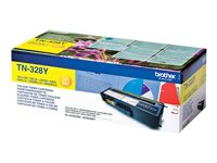 Brother TN328Y - Gul - original - tonerkassett - för Brother DCP-9270CDN, HL-4570CDW, HL-4570CDWT, MFC-9970CDW TN328Y