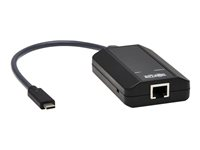 Eaton Tripp Lite Series NetDirector USB-C Server Interface Unit with Virtual Media Support (B064 Series), TAA - Förlängare för tangentbord/video/mus - upp till 50 m - TAA-kompatibel - för P/N: B064-016-02-IPH, B064-016-04-IPH, B064-032-01-IPH, B064-032-02-IPH, B064-032-04-IPH B055-001-C
