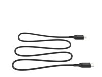 mophie essentials - USB-kabel - 24 pin USB-C (hane) till 24 pin USB-C (hane) - 1 m - USB Power Delivery (60W) - svart 409911863