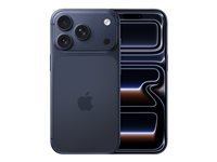 Apple iPhone 17 Pro - 5G smartphone - dual-SIM / Internminne 1 TB - OLED-skärm - 6.3" - 2622 x 1206 pixlar (120 Hz) - 3 st. bakre kameror 48 MP, 48 MP, 48 MP - front camera 18 megapixlar - deep blue MG8R4QN/A