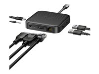 HyperDrive Mobile Dock - Dockningsstation - USB4 - HDMI, DP - 1GbE HD583-GL