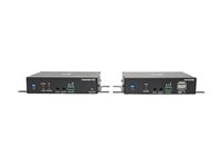 Eaton Tripp Lite Series DisplayPort over Fiber Extender Kit - 4K @ 30 Hz, RS-232, IR, USB, Duplex Singlemode LC, 6.2 mi., TAA - Sändare och mottagare - video/ljud/infraröd/USB-förlängningskabel - DisplayPort - över fiberoptik - upp till 10 km - 1310 nm - TAA-kompatibel B127F-1A1-SM-DD