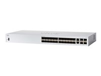 Cisco Business 350 Series CBS350-24S-4G - Switch - L3 - Administrerad - 24 x Gigabit SFP + 2 x kombination Gigabit Ethernet/Gigabit SFP + 2 x gigabit SFP (upplänk) - rackmonterbar CBS350-24S-4G-EU