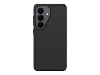 OtterBox Symmetry Series - Baksidesskydd för mobiltelefon - polykarbonatskikt, syntetiskt gummi - svart - för Samsung Galaxy S26 77-000019