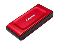 Kingston XS1000 - SSD - 1 TB - extern (portabel) - USB 3.2 Gen 2 (USB-C kontakt) - röd SXS1000R/1000G