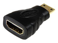 StarTech.com HDMI till HDMI Mini-adapter - F/M - HDMI-adapter - HDMI hona till 19 pin mini HDMI Type C hane - svart HDACFM