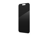 ZAGG InvisibleShield Glass Elite Privacy - Skärmskydd för mobiltelefon - glas - med sekretessfilter - 2-vägs - för Apple iPhone 15, 16 200114866
