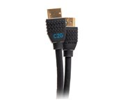 C2G 6ft Performance Ultra High Speed HDMI Cable 2.1 w/ Ethernet - 8K 60Hz - Ultra High Speed - HDMI-kabel med Ethernet - HDMI hane till HDMI hane - 1.8 m - svart - 8K60 Hz (7680 x 4320) stöd, 4K120 Hz (4096 x 2160) stöd, stöd för 10K C2G10454