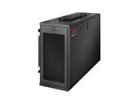 APC NetShelter WX AR106V - Skåp - väggmontering - svart - 6U - 19" - för P/N: SMX2000RMLV2UNC AR106V