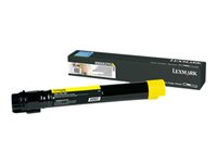 Lexmark - Extra lång livslängd - gul - original - tonerkassett LCCP - för Lexmark C950DE, C950dte C950X2YG