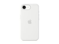 Apple - Baksidesskydd för mobiltelefon - silikon - vit - för iPhone 16e MD3P4ZM/A