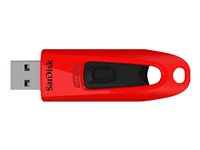 SanDisk Ultra - USB flash-enhet - 64 GB - USB 3.0 - blå, röd (paket om 2) SDCZ48-064G-G46BR2