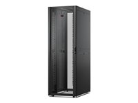 APC NetShelter SX Networking Enclosure with Sides - Rack - svart - 48U - 19" - TAA-kompatibel - för P/N: SMX2000RMLV2UNC, SRT5KRMXLT-5KTF, SRTL2K2RM1UWC, SRTL3KRM1UIC AR3347