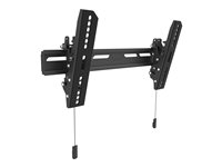 Multibrackets M OLED Super Slim Tilt - Konsol - för LCD-TV/välvd LCD-TV - plast, aluminium, stål - svart - skärmstorlek: 32"-65" - väggmonterbar 7350073736560