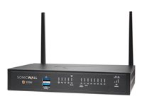 SonicWall TZ370W - Essential Edition - säkerhetsfunktion - med 1 års TotalSecure - 1GbE - Wi-Fi 5 - 2.4 GHz, 5 GHz - skrivbord 02-SSC-6828