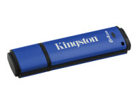 Kingston DataTraveler Vault Privacy 3.0 - USB flash-enhet - krypterat - 64 GB - USB 3.0 - TAA-kompatibel DTVP30/64GB