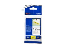 Brother TZe-S231 - Extrastark häftning - svart på vitt - Rulle (1,2 cm x 8 m) 1 kassett(er) bandlaminat - för P-Touch PT-E310, P900; P-Touch Cube PT-P910; P-Touch Cube Pro PT-P910 TZES231