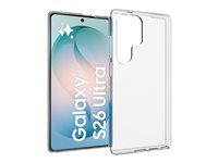 Insmat Crystal - Baksidesskydd för mobiltelefon - termoplastisk polyuretan (TPU) - klar - för Samsung Galaxy S26 Ultra 650-1395