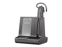 Poly Savi 8240-M Office - Savi 8200 series - headset - DECT - trådlös - svart - Certifierad för Microsoft-teams 8D3G6AA