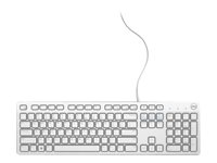 Dell KB216 - Tangentbord - multimedia - USB - QWERTY - hela norden - vit KB216-WH-NORD