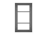 Multibrackets M Pro OH55 F/B/A-S - Monteringssats (väggfäste) - för LCD-panel för digital skyltning - med ram - svart - skärmstorlek: 55" - monteringsgränssnitt: 1186 x 560 7350105218132