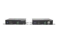 Eaton Tripp Lite Series DisplayPort over Fiber Extender Kit - 4K @ 30 Hz, RS-232, IR, USB, Duplex Singlemode LC, 6.2 mi., TAA - Sändare och mottagare - video/ljud/infraröd/USB-förlängningskabel - DisplayPort - över fiberoptik - upp till 10 km - 1310 nm - TAA-kompatibel B127F-1A1-SM-DD