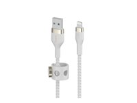 Belkin BoostCharge - Lightning-kabel - USB hane till Lightning hane - 1 m - vit CAA010BT1MWH