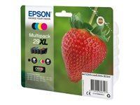Epson 29XL Multipack - 4-pack - XL - svart, gul, cyan, magenta - original - blister - bläckpatron - för Expression Home XP-245, 247, 255, 257, 332, 342, 345, 352, 355, 435, 442, 445, 452, 455 C13T29964012