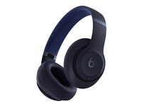 Beats Studio Pro - Hörlurar med mikrofon - fullstorlek - Bluetooth - trådlös, kabelansluten - aktiv brusradering - 3,5 mm kontakt, USB-C - marin MQTQ3DN/A