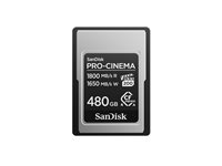 SanDisk PRO-CINEMA - Flash-minneskort - 480 GB - CFexpress typ A SDCFEA-480G-GN4NN