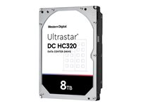 WD Ultrastar DC HC320 HUS728T8TL5204 - Hårddisk - 8 TB - inbyggd - 3.5" - SAS 12Gb/s - 7200 rpm - buffert: 256 MB 0B36400