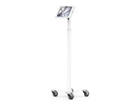 Compulocks iPad Air M2 & M3 11", Apex Enclosure Rolling Cart - Rise Freedom White - Monteringssats (hölje, vagnstativ) - för surfplatta - låsbar - medicinsk - höggradig aluminium - vit - skärmstorlek: 11" - för Apple 11-inch iPad Air (M2, M3) MCRSTDW11APXW