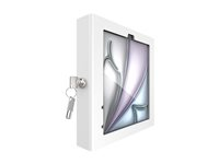 Compulocks iPad Air M2 & M3 11", Apex Enclosure Rolling Cart - Rise Freedom Extended White - Monteringssats (hölje, vagnstativ) - för surfplatta - låsbar - medicinsk - höggradig aluminium - vit - skärmstorlek: 13" - för Apple 11-inch iPad Air M2 Wi-Fi, M2 Wi-Fi + Cellular, M3 Wi-Fi, M3 Wi-Fi + Cellular MCRSTDEXW11APXW