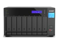 QNAP TVS-h874T - NAS-server - 8 fack - SATA 6Gb/s - RAID JBOD, 0, 1, 5, 6, 10, 50, 60 - RAM 32 GB - 2.5 Gigabit Ethernet - iSCSI support TVS-H874T-I7-32G