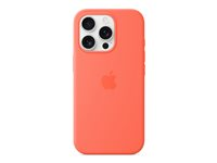 Apple - Baksidesskydd för mobiltelefon - MagSafe-kompatibilitet - silikon - orangeröd - för iPhone 16 Pro MDFY4ZM/A