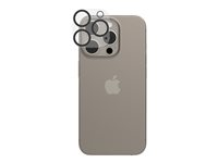 ZAGG InvisibleShield Glass Elite - Linsskydd för mobiltelefon - för Apple iPhone 15 Pro, 15 Pro Max 100113321