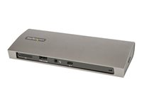 StarTech.com Thunderbolt 4 Dock, 96W Power Delivery, Single 8K/Dual Monitor 4K 60Hz, 3xTB4/USB4 ports, 4xUSB-A, SD, GbE, Thunderbolt 4 Docking Station for Windows or TB3 MacBook, 0.8m - Dockningsstation - Thunderbolt 4 - 3 x Thunderbolt - 1GbE TB4CDOCKUE