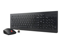 Lenovo Essential Wireless Combo - Sats med tangentbord och mus - trådlös - 2.4 GHz - Svenska/finska 4X30M39491