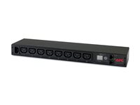 APC Metered Rack PDU AP7820B - Kraftdistributionsenhet (kan monteras i rack) - AC 200/208/230 V - 2300 VA - Ethernet 10/100 - ingång: IEC 60320 C14 - utgångskontakter: 8 (power IEC 60320 C13) - 1U - 1.98 m sladd - för P/N: SRTL10KRM4UT, SRTL2K2RM1UWC, SRTL5KRM2UI-HW, SRTL8KRM4UT, SRYL15K20XLT24 AP7820B