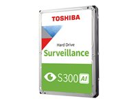 Toshiba S300 AI - Hårddisk - Övervakning - 10 TB - inbyggd - 3.5" - SATA 6Gb/s - 7200 rpm - buffert: 512 MB MG10ADA10TE-V
